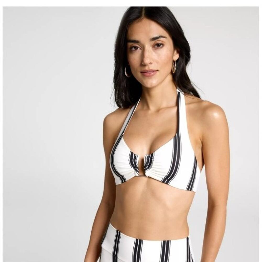 Calia cloud cover stripe Bikini top size XXL NWT MSRP $58